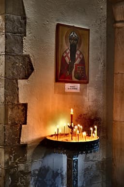 Photo of Icon and Candlestand
